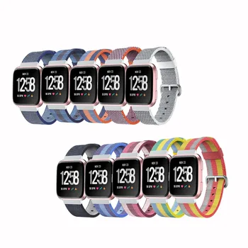 MASiKEN 22mm Woven Nylon Fabric Sport Wrist band Watch Strap for Fitbit Versa Watchbands Wristband Quick release pins 10 Colors
MASiKEN 22mm Woven Nylon Fabric Sport Wrist band Watch Strap for Fitbit Versa Watchbands Wristband Quick release pins 10 Colors