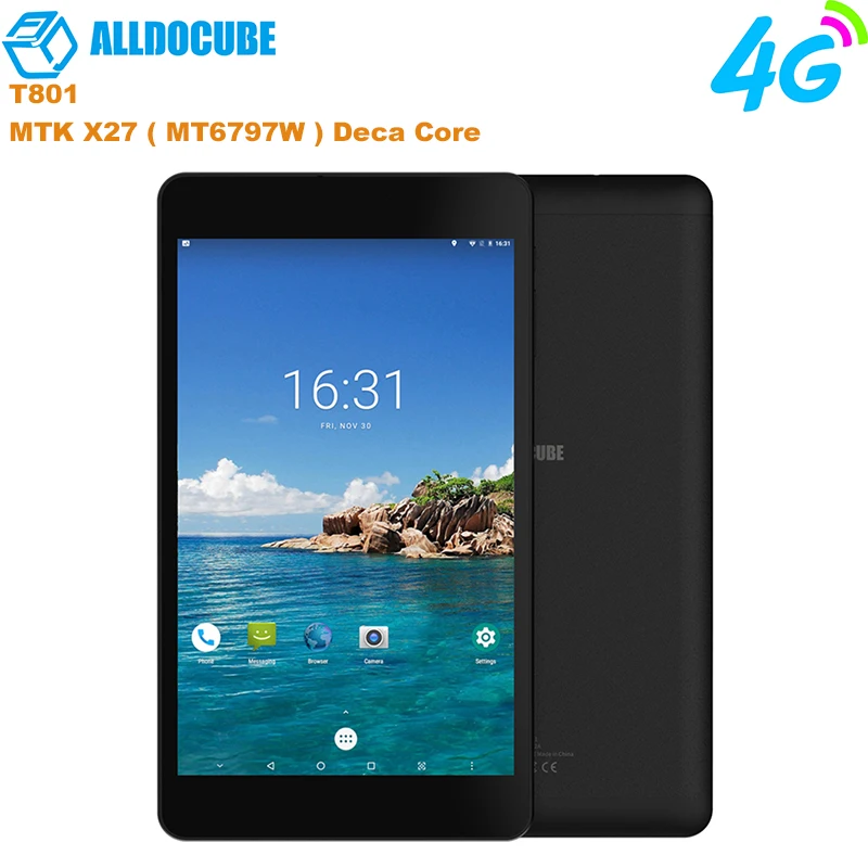 NEW ALLDOCUBE M8 8 inch 4G Phone Call Tablets MT6797X Helio X27 Deca Core 1200*1920 IPS Screen Android 8.0 3GB+32GB Tablet PC
NEW ALLDOCUBE M8 8 inch 4G Phone Call Tablets MT6797X Helio X27 Deca Core 1200*1920 IPS Screen Android 8.0 3GB+32GB Tablet PC