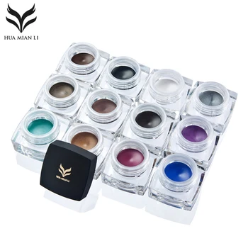 HUAMIANLI Brand 12 Color Eyeliner Gel Shining Matte Eye Liner Eyes Makeup Cream Waterproof Maquiagem Smooth 24H Lasting Cosmetic
HUAMIANLI Brand 12 Color Eyeliner Gel Shining Matte Eye Liner Eyes Makeup Cream Waterproof Maquiagem Smooth 24H Lasting Cosmetic