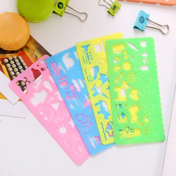 Cute Korea creative Primary School Stationery painted decoration ruler Children's painting template painting tools gifts rulers
Cute Korea creative Primary School Stationery painted decoration ruler Children's painting template painting tools gifts rulers