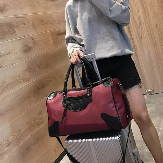 2019 European style Big Men bolsa de viagem Fashion Burgundy Women Travel Bags Large Capacity Black Luggage Bags For Ladies 
2019 European style Big Men bolsa de viagem Fashion Burgundy Women Travel Bags Large Capacity Black Luggage Bags For Ladies