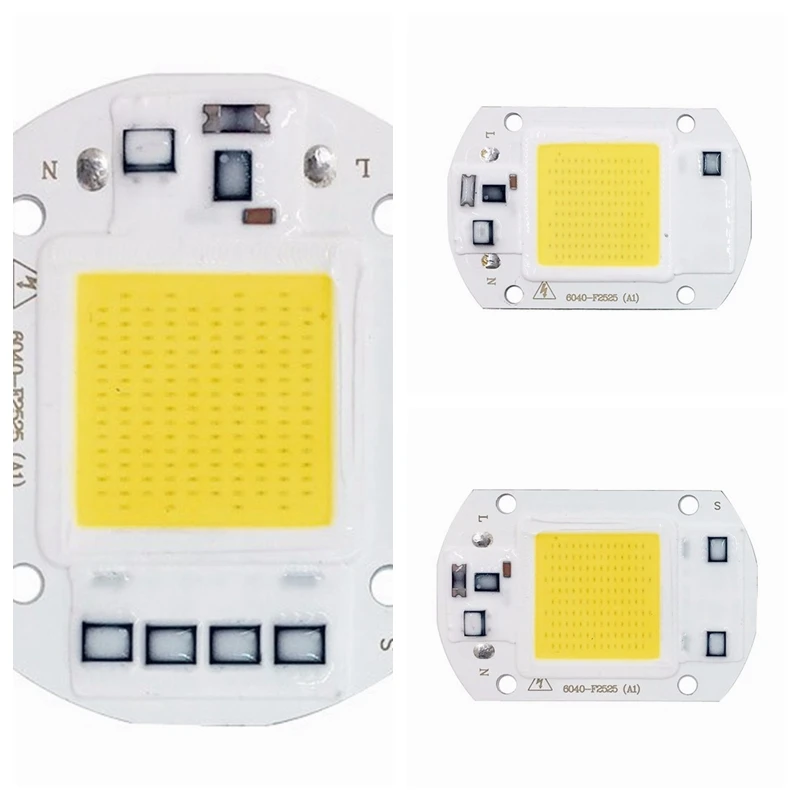 COB LED Lamp Chip 3W 5W 10W 20W 30W 50W 110V 220V Integrated Smart IC Lamp Bead Free Driver For DIY Floodlight White Warm White
COB LED Lamp Chip 3W 5W 10W 20W 30W 50W 110V 220V Integrated Smart IC Lamp Bead Free Driver For DIY Floodlight White Warm White