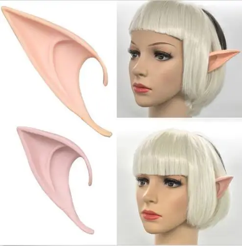 Prosthetic Fairy Pixie Elf Ear Halloween Latex Ear Tips Alien Elf Fairy Cosplay Props Cartoon Anime theme Party decor 10cm 12cm
Prosthetic Fairy Pixie Elf Ear Halloween Latex Ear Tips Alien Elf Fairy Cosplay Props Cartoon Anime theme Party decor 10cm 12cm