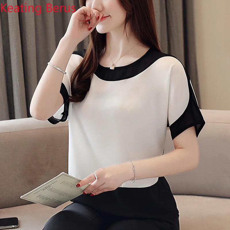 Womens Tops and Blouses Fashion 2019 Chiffon Blouse Plus Size Ladies Tops Solid Short O-Neck Batwing Sleeve Harajuku 1346
Womens Tops and Blouses Fashion 2019 Chiffon Blouse Plus Size Ladies Tops Solid Short O-Neck Batwing Sleeve Harajuku 1346