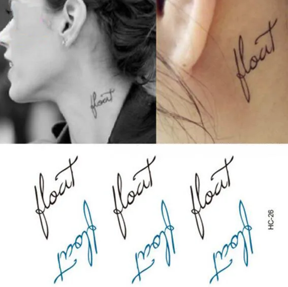 Waterproof Fake Tattoo Harajuku Letter Design Water Transfer Temporary Tatto Sticker Men Women Sexy Ears Neck Tattoo
Waterproof Fake Tattoo Harajuku Letter Design Water Transfer Temporary Tatto Sticker Men Women Sexy Ears Neck Tattoo
