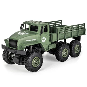 JJRC Q69 1:18 2.4GHz Wireless Radio Control Toy RC Car Six-Wheeled RC Military Truck - RTR 10km/H Speed Iron Cover Motor RC Car
JJRC Q69 1:18 2.4GHz Wireless Radio Control Toy RC Car Six-Wheeled RC Military Truck - RTR 10km/H Speed Iron Cover Motor RC Car