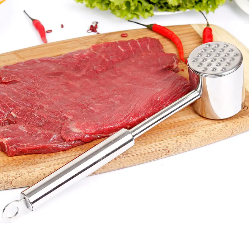 Hot Sale Stainless steel Aluminum Meat Hammer Mallet Tenderizer Beef Chicken Steak Porks Drop Shopping
Hot Sale Stainless steel Aluminum Meat Hammer Mallet Tenderizer Beef Chicken Steak Porks Drop Shopping