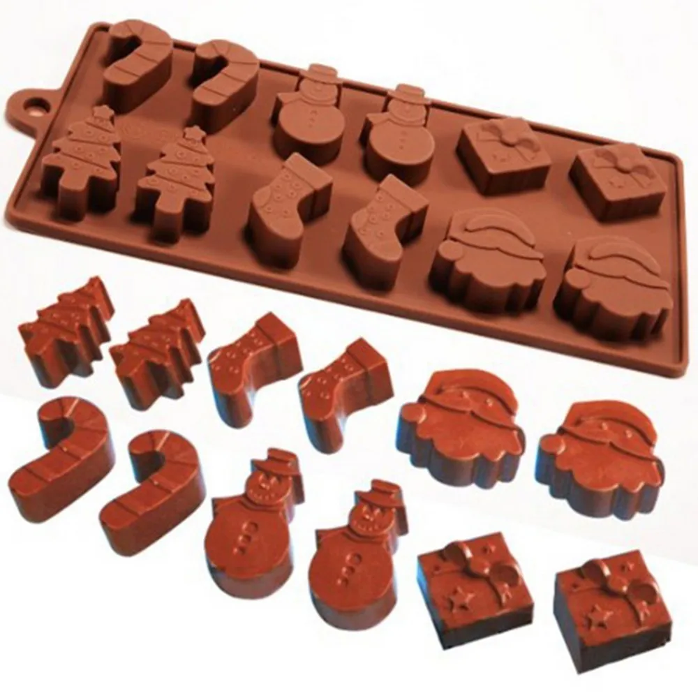 Christmas Silicone Mould Trees Snowman Socks Styling Chocolate Molds Ice Cube Tray Candy Cookies Fondant Cake Decorating Tools
Christmas Silicone Mould Trees Snowman Socks Styling Chocolate Molds Ice Cube Tray Candy Cookies Fondant Cake Decorating Tools