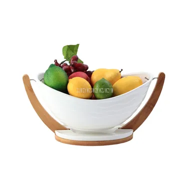 Multi-functional Ceramic Fruit Drain Basket With Bamboo Tray Vegetable Basket Portable Home Kitchen Fruit Storage Basket M/L
Multi-functional Ceramic Fruit Drain Basket With Bamboo Tray Vegetable Basket Portable Home Kitchen Fruit Storage Basket M/L