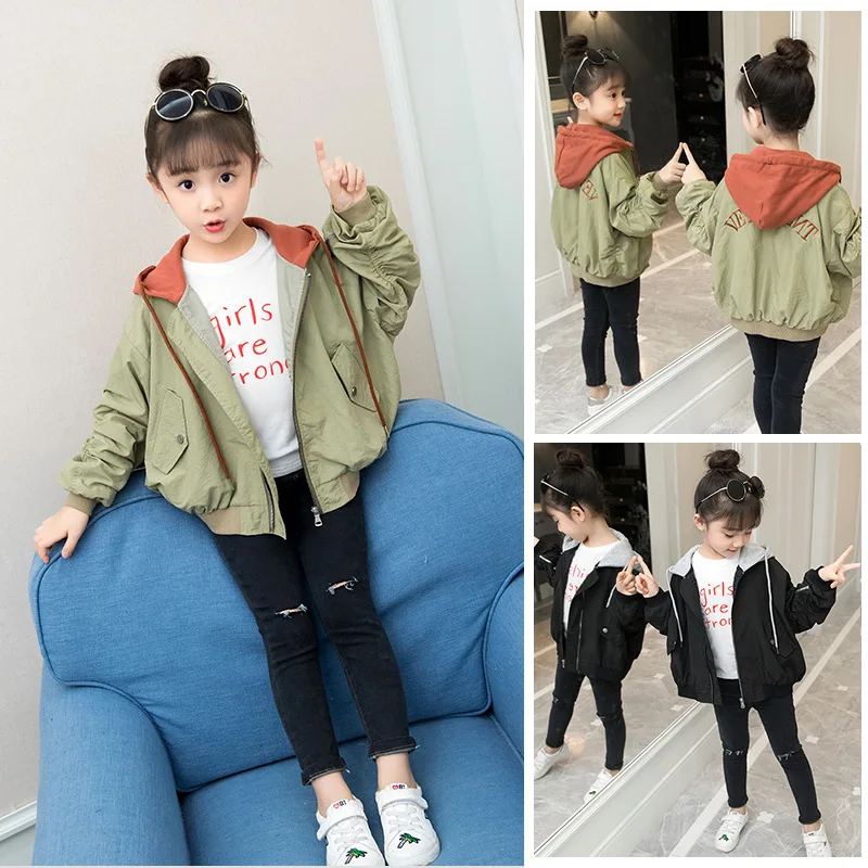 Girl Jackets Autumn Hooded Long Sleeve Baby Girl Spring Jackets Solid Kids Outwear Toddlers Coats Winter Girl Clothing 10 12
Girl Jackets Autumn Hooded Long Sleeve Baby Girl Spring Jackets Solid Kids Outwear Toddlers Coats Winter Girl Clothing 10 12