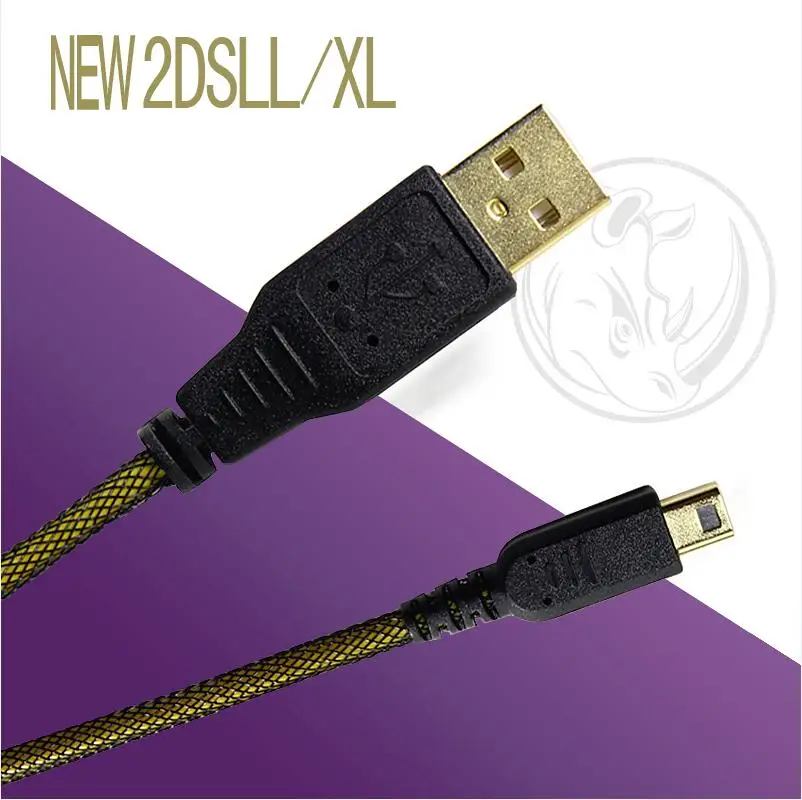 Game accessories Gold Plating Port USB Cable For Nintendo New 2DSLL/XL & 3DS 3DS XL 3DS LL USB Charging charger Cable
Game accessories Gold Plating Port USB Cable For Nintendo New 2DSLL/XL & 3DS 3DS XL 3DS LL USB Charging charger Cable