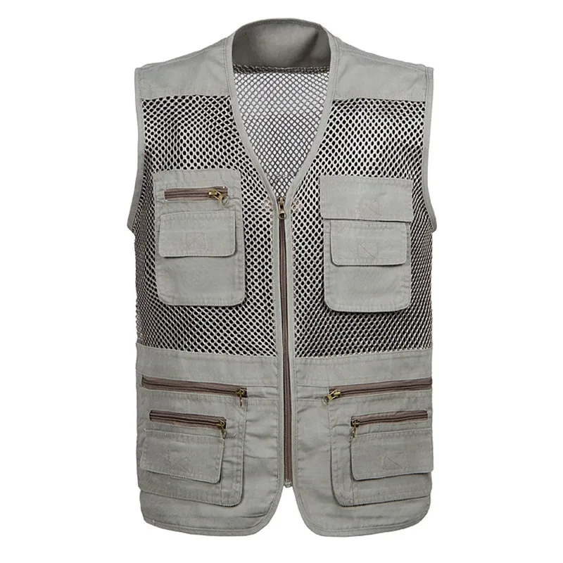 New Men Vest Quick-Drying Mesh Vest Tactical Military Camping V-neck Outdoor Men Waistcoats With Multi Pocket Sport Vest
New Men Vest Quick-Drying Mesh Vest Tactical Military Camping V-neck Outdoor Men Waistcoats With Multi Pocket Sport Vest