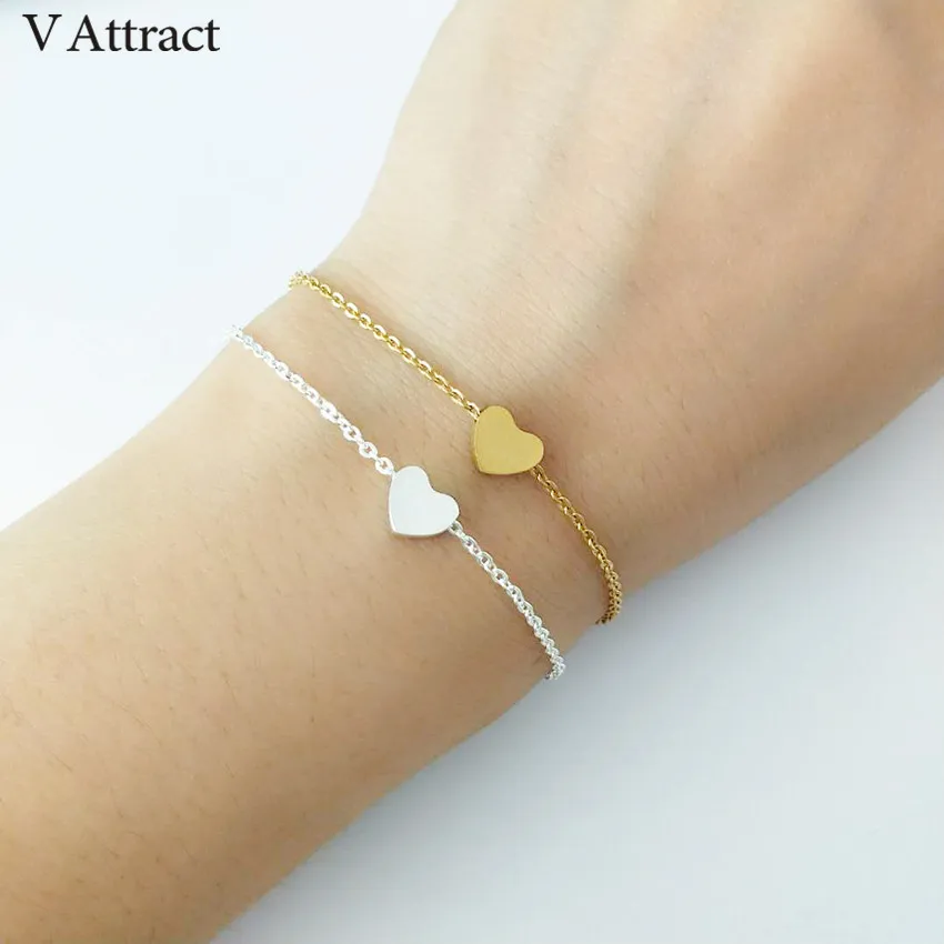 V Attract BFF Jewelry Gold Silver Chain Love Heart Bracelet Bijoux Femme Friendship Gift Armbanden Pulseras Mujer Moda 2018
V Attract BFF Jewelry Gold Silver Chain Love Heart Bracelet Bijoux Femme Friendship Gift Armbanden Pulseras Mujer Moda 2018