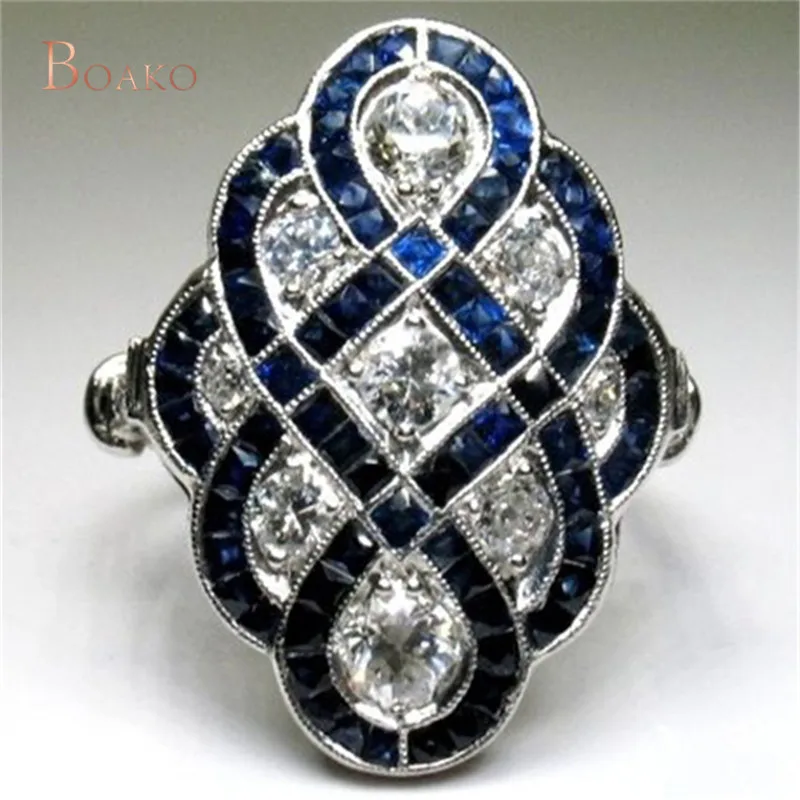 2018 New Arrival Big Blue Crystal Stone Silver Rings for Women Round Cubic Zirconia Wedding Engagement Rings anillos Jewelry Z4
2018 New Arrival Big Blue Crystal Stone Silver Rings for Women Round Cubic Zirconia Wedding Engagement Rings anillos Jewelry Z4