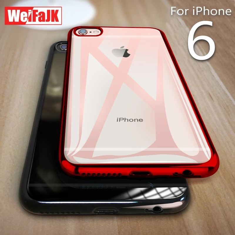 WeiFaJK Phone Case for iPhone 6 Silicone Soft Coque Luxury TPU Cover Cases for iPhone 6s 6 Plus iPhones Case 6 Fundas Clear Bags
WeiFaJK Phone Case for iPhone 6 Silicone Soft Coque Luxury TPU Cover Cases for iPhone 6s 6 Plus iPhones Case 6 Fundas Clear Bags