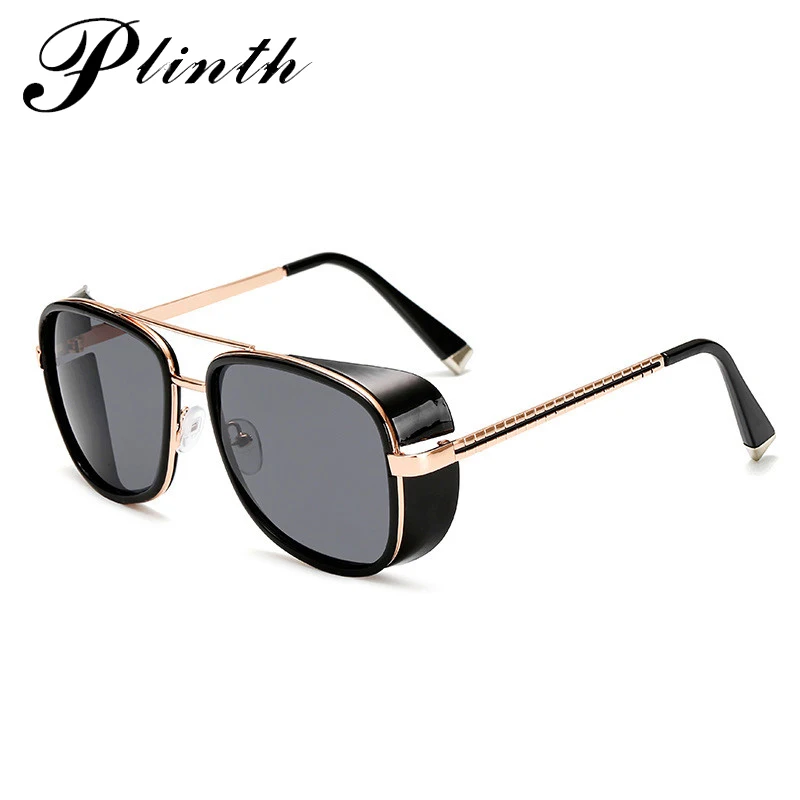 Plinth Tony Stark Sunglasses Metal Men Brand Designer Small Oval Sunglasses Fashion Unique Red Sun Glasses Men Shades UV400
Plinth Tony Stark Sunglasses Metal Men Brand Designer Small Oval Sunglasses Fashion Unique Red Sun Glasses Men Shades UV400