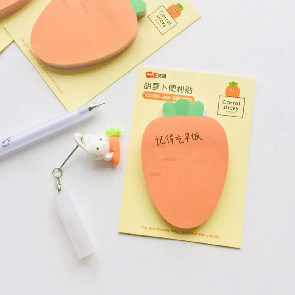 Cute Carrot Self-Stick Note Novelty Memo Pad Sticky Note Bookmark Page Flags Index Tab Reminder 50 Sheet/Pad
Cute Carrot Self-Stick Note Novelty Memo Pad Sticky Note Bookmark Page Flags Index Tab Reminder 50 Sheet/Pad