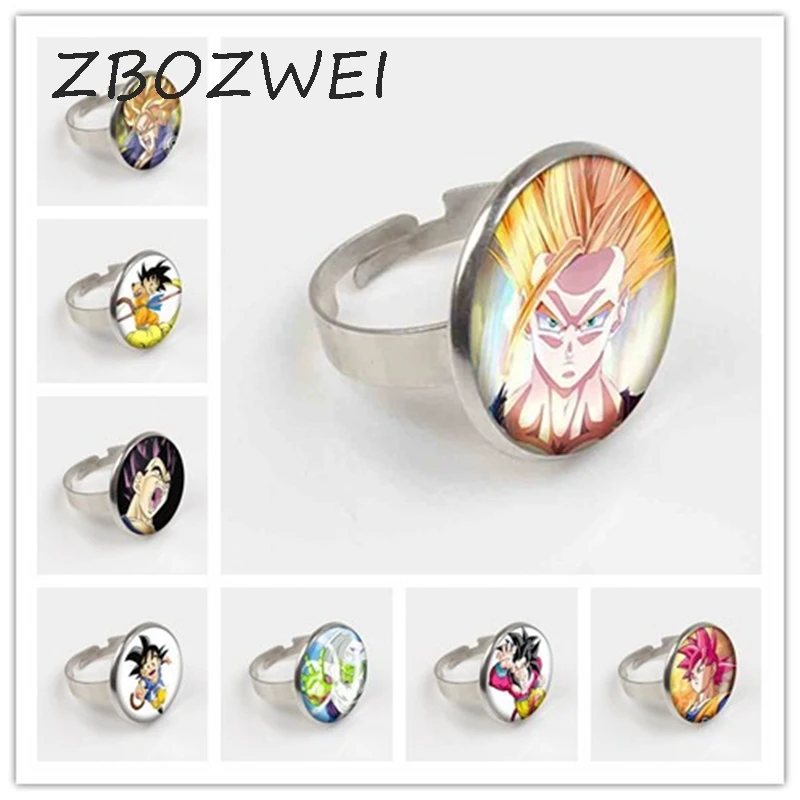 ZBOZWEI Dragon Ball Vegeta Majin Super Saiyan Goku Gohan Trunks Piccolo Star Anime DIY Galss Cabochon Ring Jewelry Accessories
ZBOZWEI Dragon Ball Vegeta Majin Super Saiyan Goku Gohan Trunks Piccolo Star Anime DIY Galss Cabochon Ring Jewelry Accessories