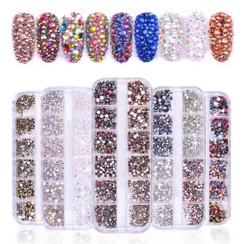 1Box Mix Case Crystal Rhinestones Nails Tips Clear No Hot Fix Glue DIY Glitter Designs Nail Art Manicure Mixed Size 3D Stones
1Box Mix Case Crystal Rhinestones Nails Tips Clear No Hot Fix Glue DIY Glitter Designs Nail Art Manicure Mixed Size 3D Stones