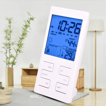 Multi-Function Thermometer And Hygrometer Digital Clock Temperature Recorder Hygrometer Thermometer Indoor Thermometer
Multi-Function Thermometer And Hygrometer Digital Clock Temperature Recorder Hygrometer Thermometer Indoor Thermometer