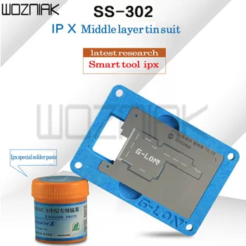 For iphone x xs xsmax Special stannum planting platform Repair mainboard Location fixture +for iphone x Special solder paste
For iphone x xs xsmax Special stannum planting platform Repair mainboard Location fixture +for iphone x Special solder paste