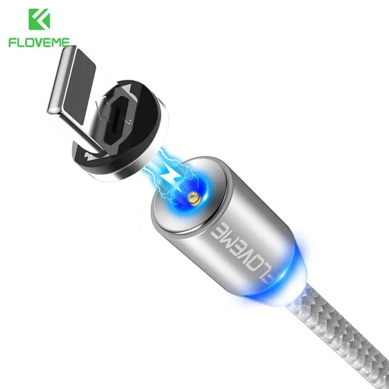 FLOVEME Magnetic Cable Micro USB Type-C Lighting For iPhone X Samsung S9 S8 Charging Nylon Braided Magnet Charger Cabos Cable C
FLOVEME Magnetic Cable Micro USB Type-C Lighting For iPhone X Samsung S9 S8 Charging Nylon Braided Magnet Charger Cabos Cable C