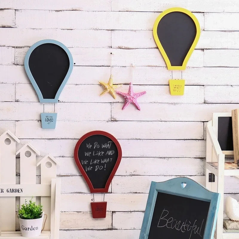 Vintage Hanging Blackboards Wall Mount Balloon Wooden Crafts Home Garden Bar Shop Cafe Decoration Colorful Blackboards Plaques
Vintage Hanging Blackboards Wall Mount Balloon Wooden Crafts Home Garden Bar Shop Cafe Decoration Colorful Blackboards Plaques