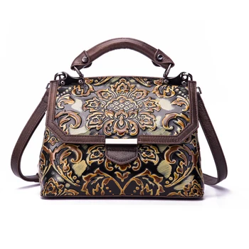 Genuine Leather Women handbag retro top layer cowhide leather embossed hand-brushed bag shoulder diagonal bag women Totes bag
Genuine Leather Women handbag retro top layer cowhide leather embossed hand-brushed bag shoulder diagonal bag women Totes bag