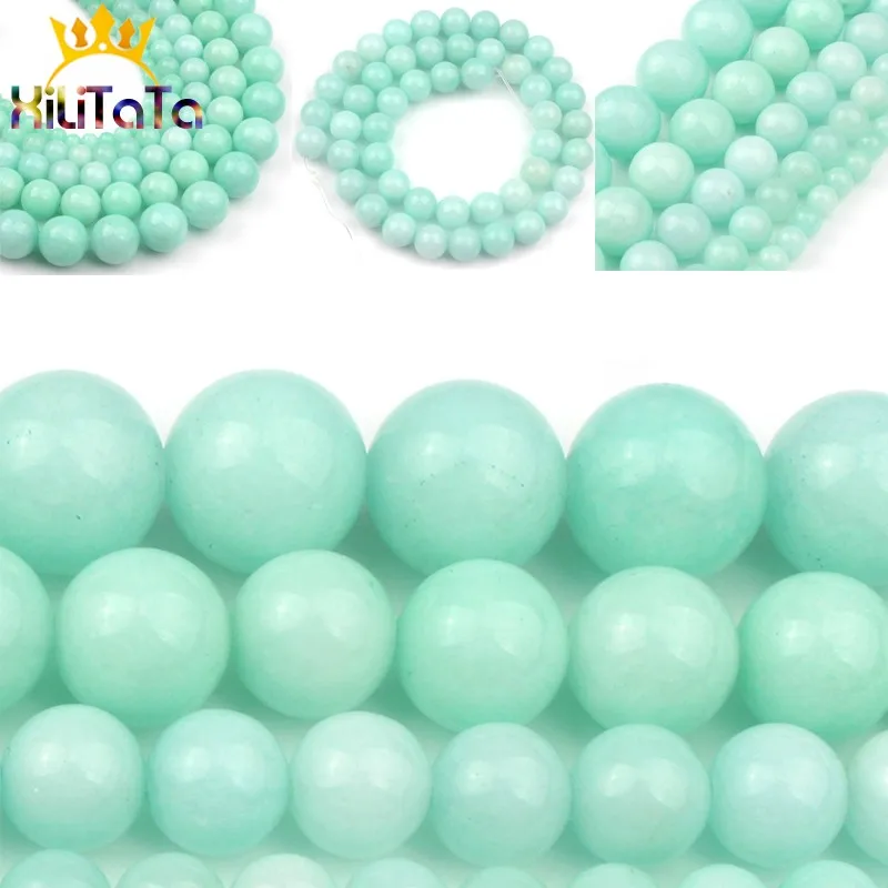Free Shippig Natural Blue Amazonite Stone Beads Round Loose Spacer Beads For Jewelry Making 4/6/8/10/12mm DIY Bracelets 15inches
Free Shippig Natural Blue Amazonite Stone Beads Round Loose Spacer Beads For Jewelry Making 4/6/8/10/12mm DIY Bracelets 15inches
