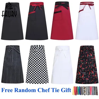 2019 Chef Apron Kitchen Cooking Aprons Work Dining Half-length Food Service Catering Chefs Hotel Waiters Uniform Free Scarf Gift
2019 Chef Apron Kitchen Cooking Aprons Work Dining Half-length Food Service Catering Chefs Hotel Waiters Uniform Free Scarf Gift