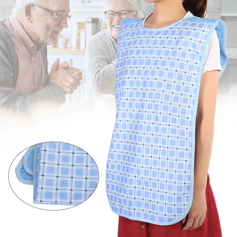 blue color Polyester Velvet PU Towelling Adult Mealtime Bib Extra Large Dining Clothing Washable Waterproof Clothes Protector
blue color Polyester Velvet PU Towelling Adult Mealtime Bib Extra Large Dining Clothing Washable Waterproof Clothes Protector