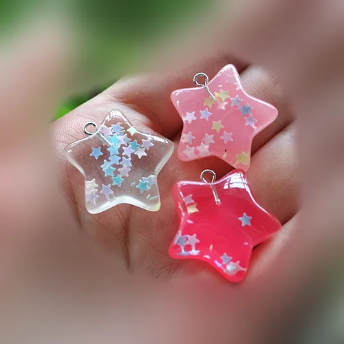 diy star charms earring pendant resin charms for DIY decoration 21pcs
diy star charms earring pendant resin charms for DIY decoration 21pcs