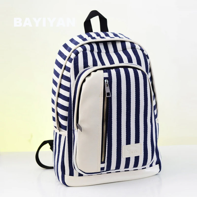Women Canvas Backpacks Stripe Bags School Bag College Designer Female Backpack Striped Teenagers Girls Travel Bag
Women Canvas Backpacks Stripe Bags School Bag College Designer Female Backpack Striped Teenagers Girls Travel Bag