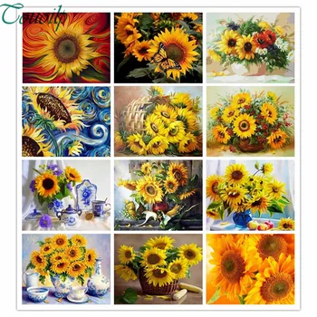 Touoilp Diamond Embroidery Sunflowers 5D DIY Diamond Painting Full Square Cross Stitch Flower Rhinestones Mosaic Home Decoration
Touoilp Diamond Embroidery Sunflowers 5D DIY Diamond Painting Full Square Cross Stitch Flower Rhinestones Mosaic Home Decoration