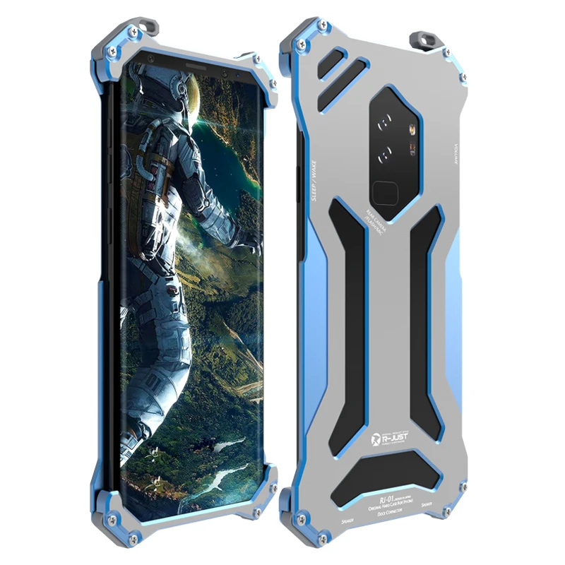 Роскошный Алюминиевый металлический чехол Gundam для Samsung Galaxy S9/Plus тонкий жесткий