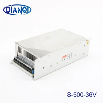 

500W 36V 13.8A Single Output Switching power supply 220V or 110V INPUT for LED Strip light AC to DC led power supply S-500-36