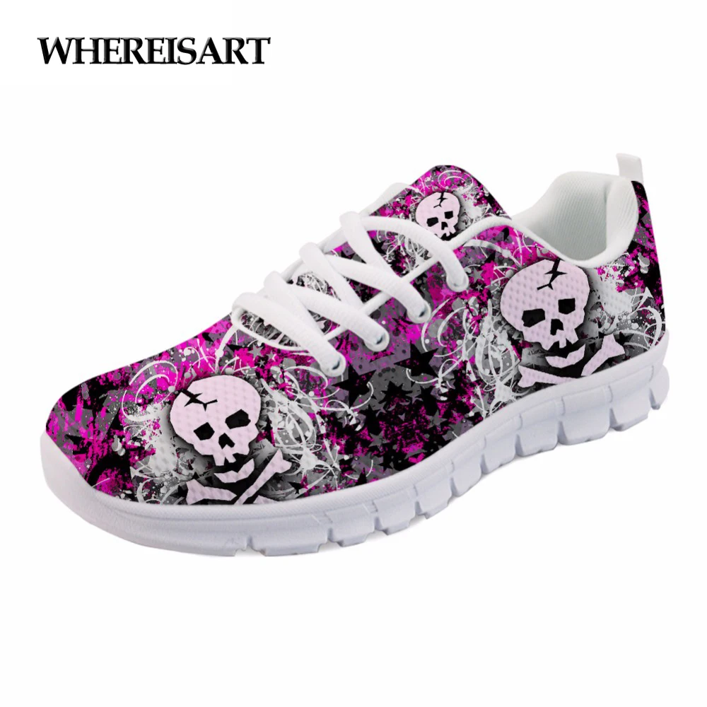 WHEREISART Female Spring Summer Shoes Mesh Flats Casual Shoes Skull Women's Sneakers Ladies Breathable Walking Sapato Feminino
WHEREISART Female Spring Summer Shoes Mesh Flats Casual Shoes Skull Women's Sneakers Ladies Breathable Walking Sapato Feminino