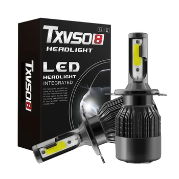 TXVSO8 2Pcs Car Headlight Cob 6000K 72W White Led Fog Light T2 H4 Hid Headlight Bulb
TXVSO8 2Pcs Car Headlight Cob 6000K 72W White Led Fog Light T2 H4 Hid Headlight Bulb