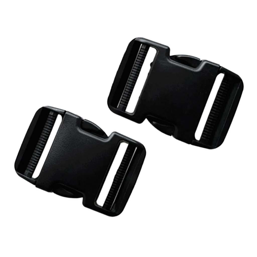 2Pcs Scuba Diving Buckle Plastic Black Strap Webbing Side Release Buckle 90mm 2Pcs Scuba Diving Buckle Plastic Black Strap Webbing Side Release Buckle 90mm