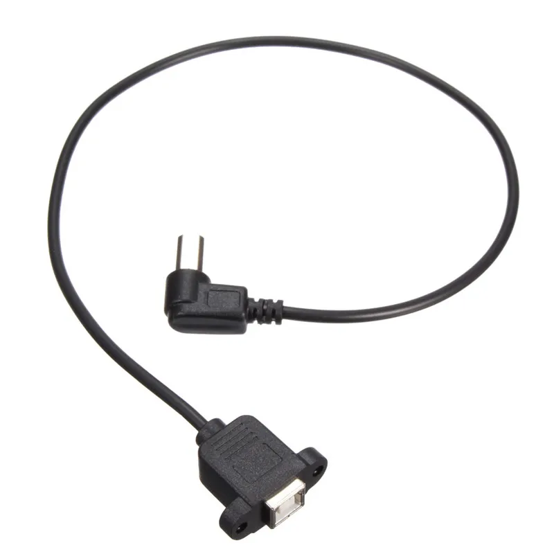 USB 2.0 Elbow B Male to Female Cable Connector AdapterUSB Type B Wire Socket Printer Panel 50cm Mount Extension
USB 2.0 Elbow B Male to Female Cable Connector AdapterUSB Type B Wire Socket Printer Panel 50cm Mount Extension