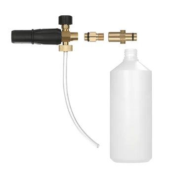 Adjustable Foam Lance 1L Bottle Snow Foam Nozzle Injector Soap Foamer for Nilfisk Pressure Car Washer
Adjustable Foam Lance 1L Bottle Snow Foam Nozzle Injector Soap Foamer for Nilfisk Pressure Car Washer