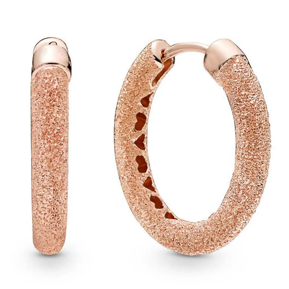 Authentic 925 Sterling Silver Earring Rose Matte Brilliance Earring Hoops For Women Wedding Gift Fine Pandora Jewelry
Authentic 925 Sterling Silver Earring Rose Matte Brilliance Earring Hoops For Women Wedding Gift Fine Pandora Jewelry