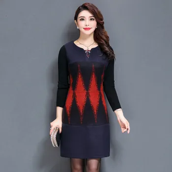 High Quality Free Shipping New Fashion Printing Dress V-neck Mother Mid Old Aged Women Clothing Plus Size Slim Dresses
High Quality Free Shipping New Fashion Printing Dress V-neck Mother Mid Old Aged Women Clothing Plus Size Slim Dresses