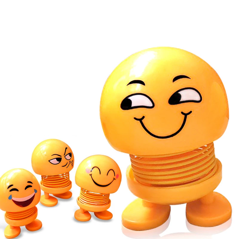 Novelty Funny Toy Smile Doll Car Ornament Toys Emoji Shaking Head Car Automobile Interior Dashboard Decoration Smiley Dolls Toys
Novelty Funny Toy Smile Doll Car Ornament Toys Emoji Shaking Head Car Automobile Interior Dashboard Decoration Smiley Dolls Toys