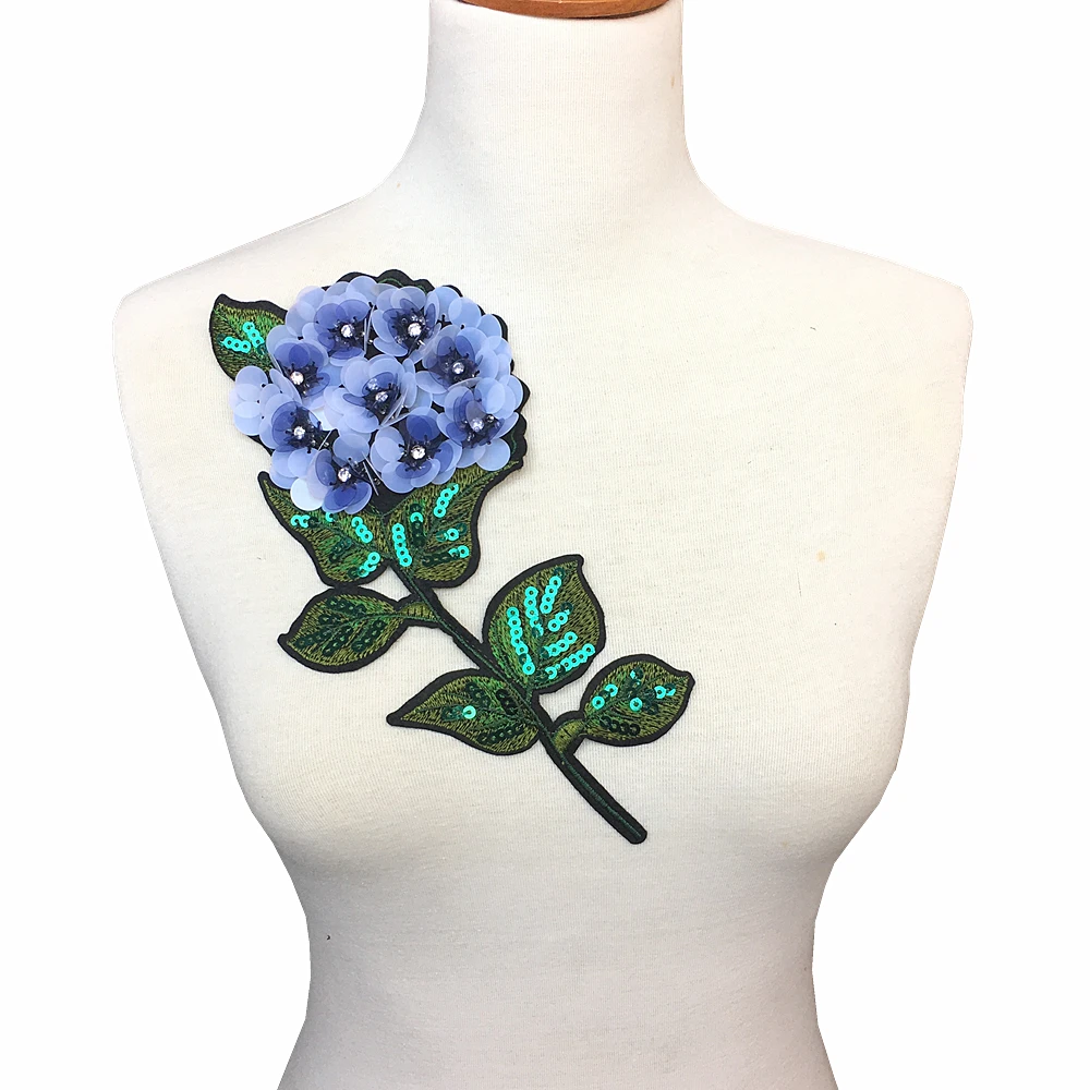 6pc Lilac Hydrangea Patch 3D Sequin Flower Applique Beaded Patches For Clothing Bags Appliques Parches Sew On 26x14cm AC1055
6pc Lilac Hydrangea Patch 3D Sequin Flower Applique Beaded Patches For Clothing Bags Appliques Parches Sew On 26x14cm AC1055