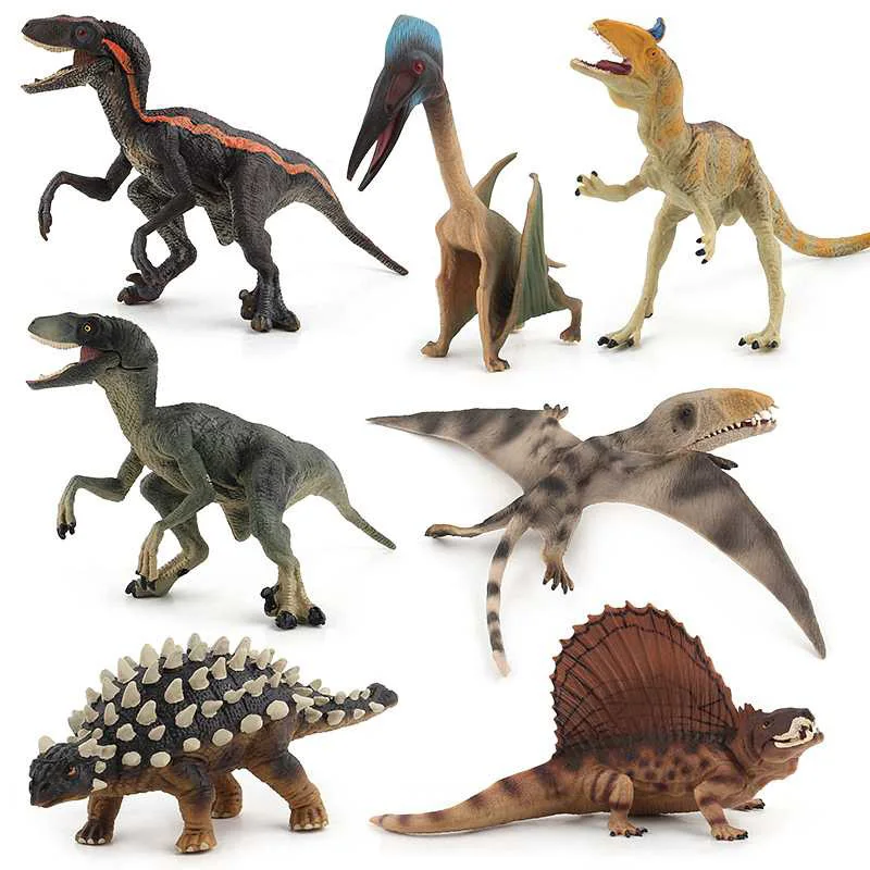 7 Kidns Simulation Dimetrodon/Velociraptor Dinosaur Figure Collectible Toys Dinosaur Animal Action Figures Kids Soft Rubber Toys
7 Kidns Simulation Dimetrodon/Velociraptor Dinosaur Figure Collectible Toys Dinosaur Animal Action Figures Kids Soft Rubber Toys