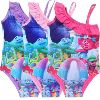 Girls summer beach bikini dresses for kids swimsuit clothes children Polyester trolls cartoon costume swim wear dresses clothing
Girls summer beach bikini dresses for kids swimsuit clothes children Polyester trolls cartoon costume swim wear dresses clothing