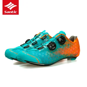 SANTIC Road Bicycle Shoes PRO Athletic Racing Team Cycling Self-locking Carbon Fiber Shoes Non-slip Breathable Sneakers MS17007
SANTIC Road Bicycle Shoes PRO Athletic Racing Team Cycling Self-locking Carbon Fiber Shoes Non-slip Breathable Sneakers MS17007