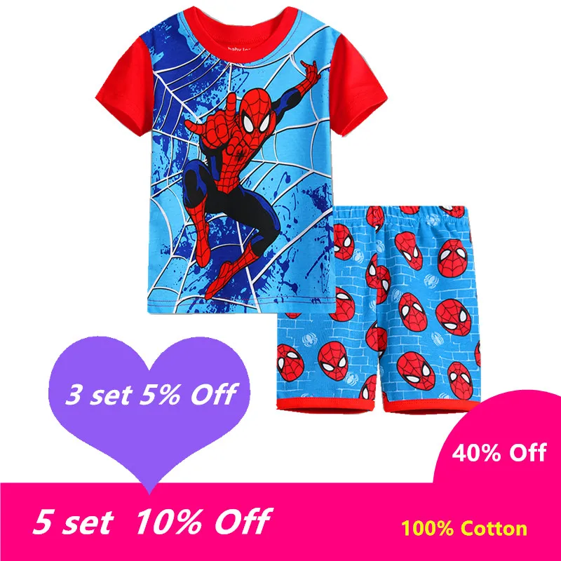 Children's Pajamas Summer Short-sleeved t shirt + shorts sports set Kids Pyjamas Boys Girls Pajamas Baby Sleepers Sleepwear
Children's Pajamas Summer Short-sleeved t shirt + shorts sports set Kids Pyjamas Boys Girls Pajamas Baby Sleepers Sleepwear