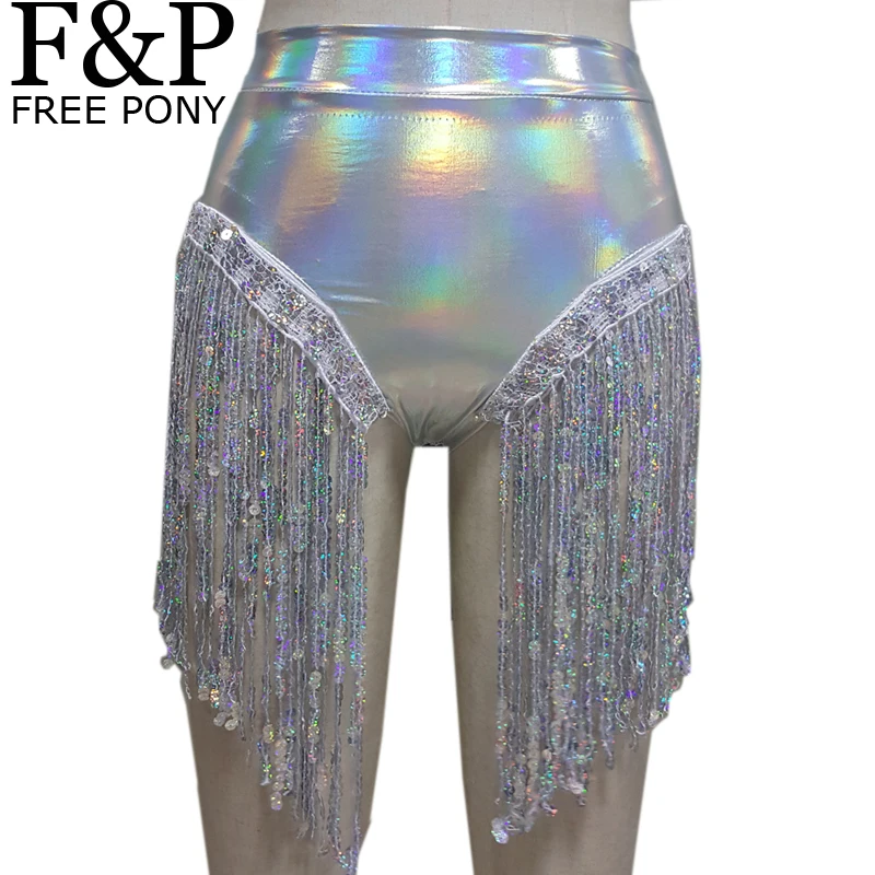 Summer Holographic Festival Rave Wear Clothes Outfits Hologram High Waist Fringe Shorts Women Holographic Fabric Bikini Bottoms
Summer Holographic Festival Rave Wear Clothes Outfits Hologram High Waist Fringe Shorts Women Holographic Fabric Bikini Bottoms